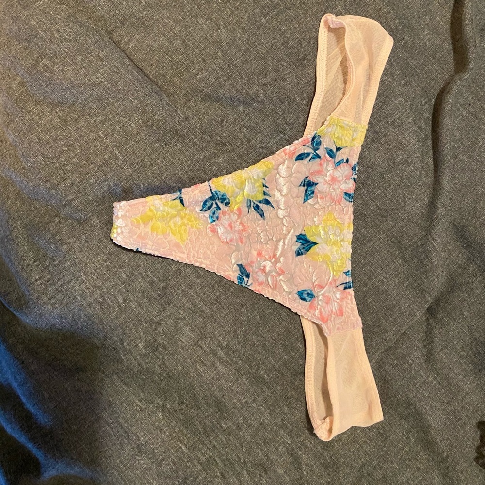 Victoria’s Secret PINK velvet thong.